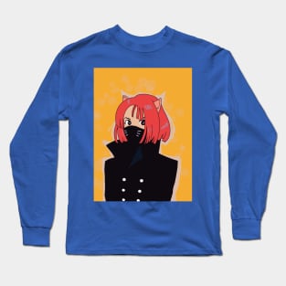 Pandemic Cat Girl Long Sleeve T-Shirt